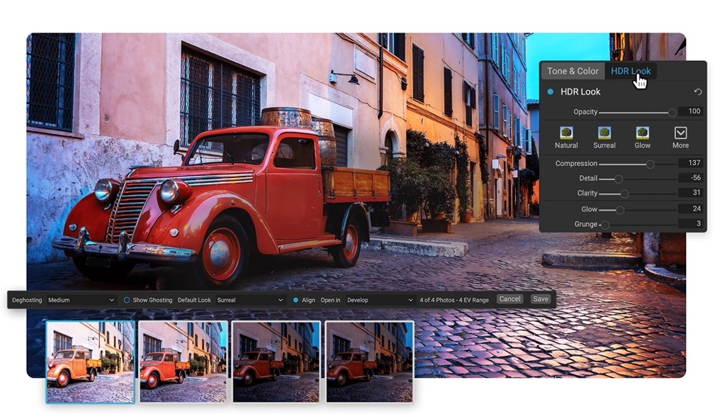 ON1 HDR Ui ON1 HDR Ui
