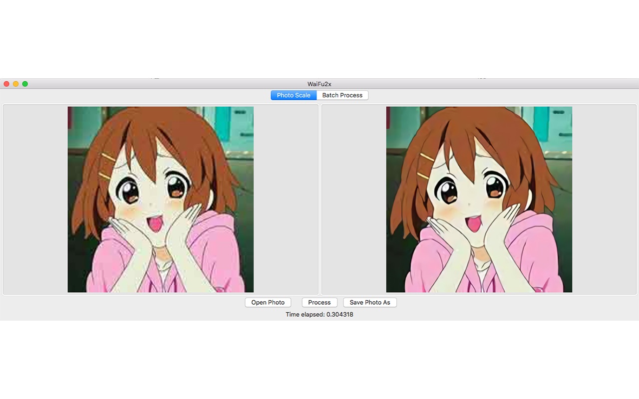 WaiFu2x for Mac v2.0.0 动漫图片无损放大程序 中文破解版下载