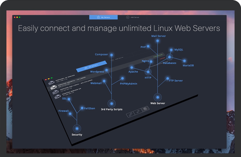 goPanel 2 for Mac v2.9.3 苹果电脑Web服务器管理应用程序 破解版免费下载