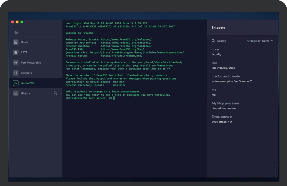 Termius for Mac v7.27.0 苹果电脑SSH连接客户端 破解版下载