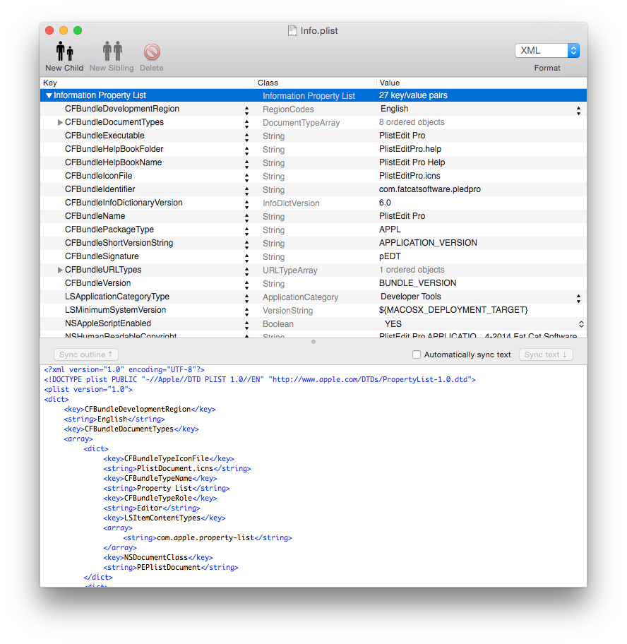 PlistEdit Pro for Mac 1.9.1 Plist类文档的编辑工具 中文汉化版