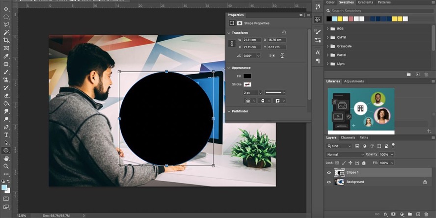 Photoshop黑色椭圆.jpg Photoshop黑色椭圆.jpg