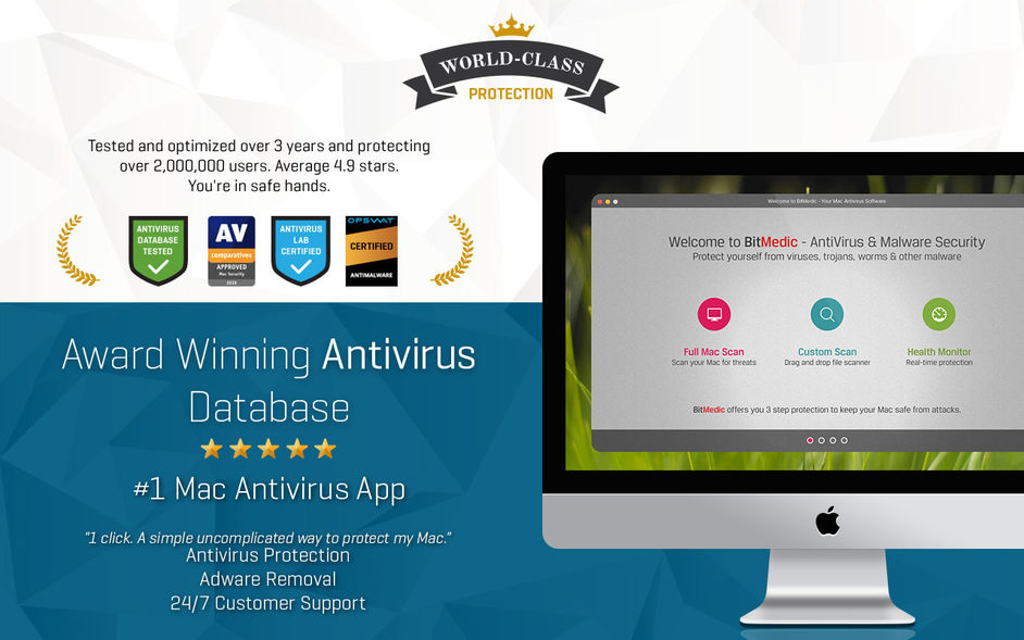 BitMedic Pro for Mac v2.7 杀毒软件 安全防护 破解版下载