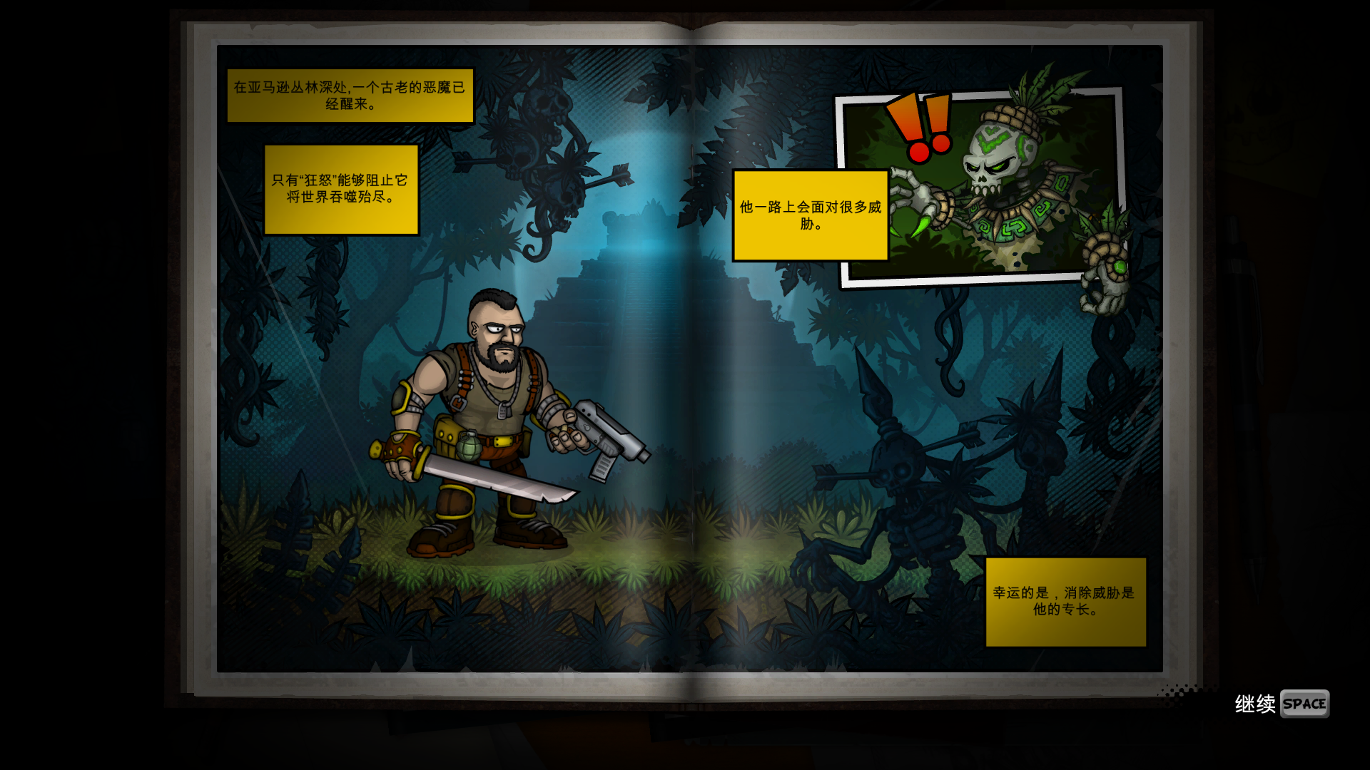 恶棍英雄（Fury Unleashed） for Mac v1.8.9 Rogue类动作射击游戏