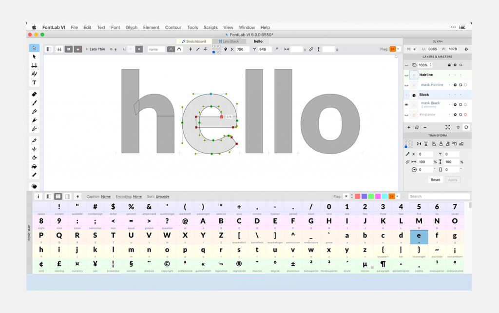FontLab For Mac字体编辑器 V8.0.1.8247