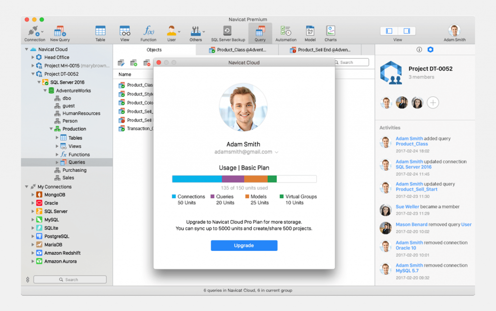 Navicat Premium For Mac强大的数据库管理工具 V16.1.1汉化版