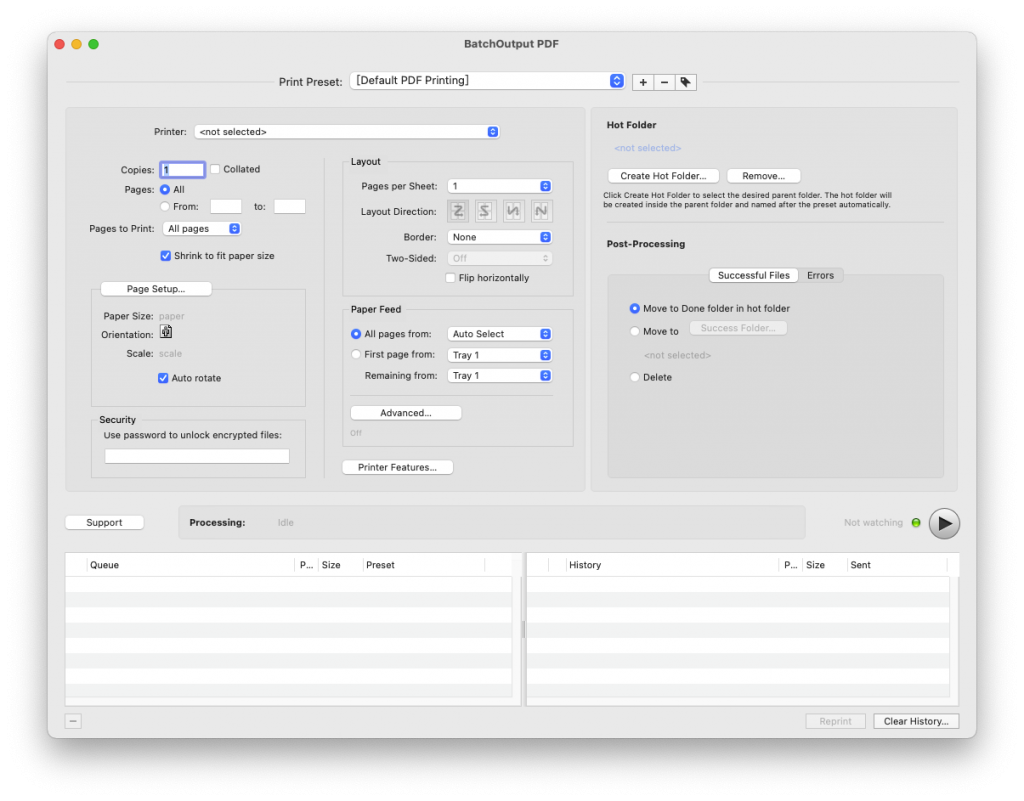 BatchOutput PDF For Mac一款实用的PDF工具 V2.3.10