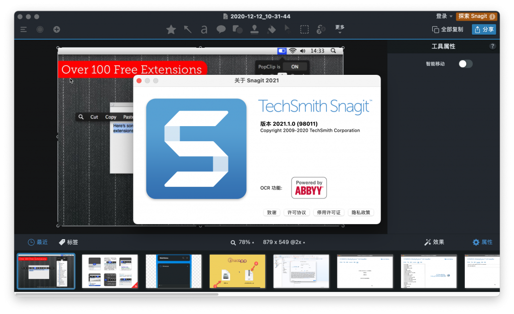 TechSmith Snagit For Mac超强截屏神器 V2021.1.0汉化版 -