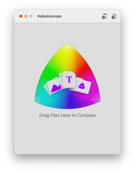 Kaleidoscope For Mac强大的图片和文本比较工具 V3.1.1