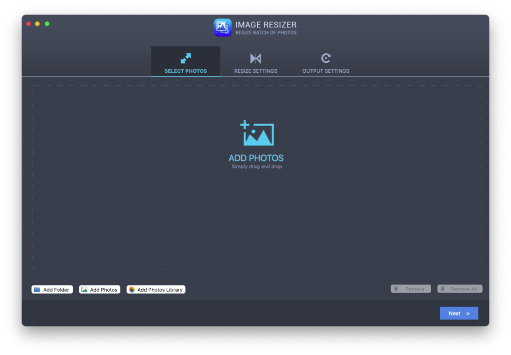 Image Resizer For Mac图像批量压缩工具 V2.2