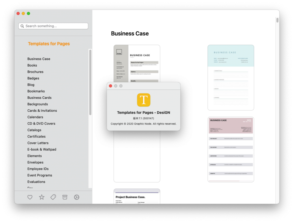 Templates for Pages - DesiGN for Mac v7.1 4000个Pages模板 破解版下载
