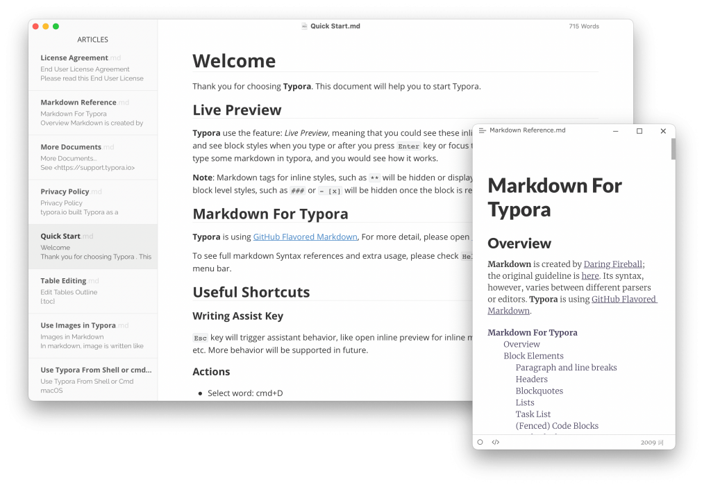 Typora For Mac文本编辑工具 V1.4.8