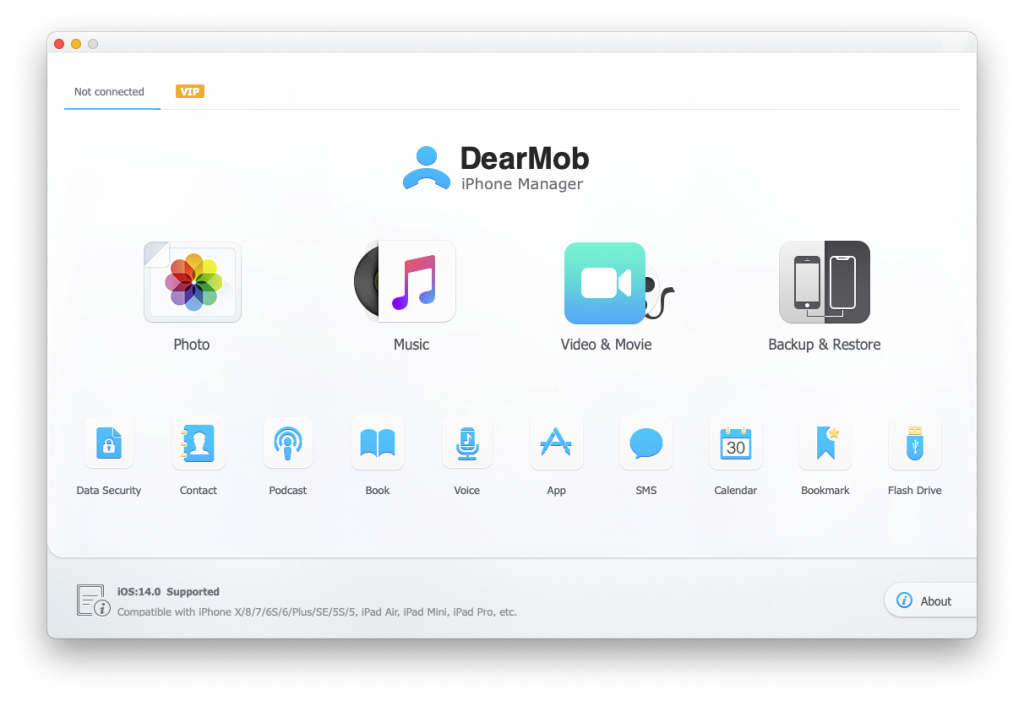 DearMob For Mac简易的iOS管理工具 V5.2
