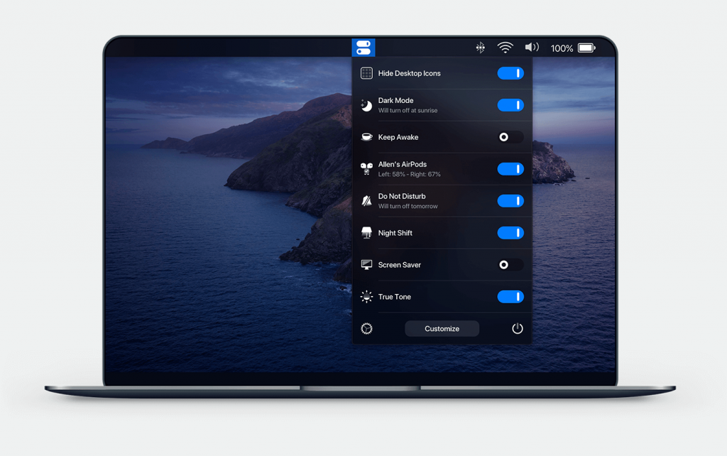 One Switch For Mac集合一键切换系统各项功能工具 V1.21.1