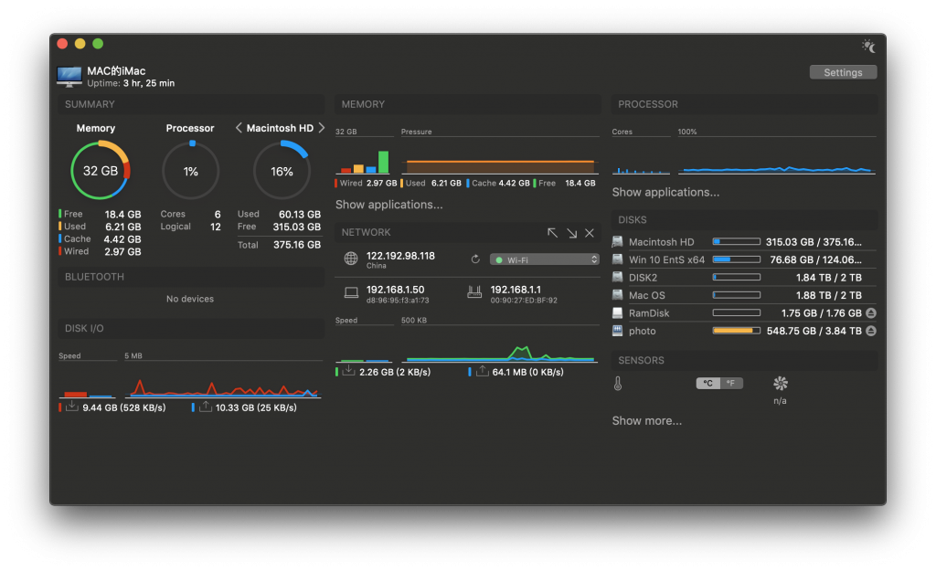 iStatistica for Mac v4.6.1 系统监控工具 破解版下载 -