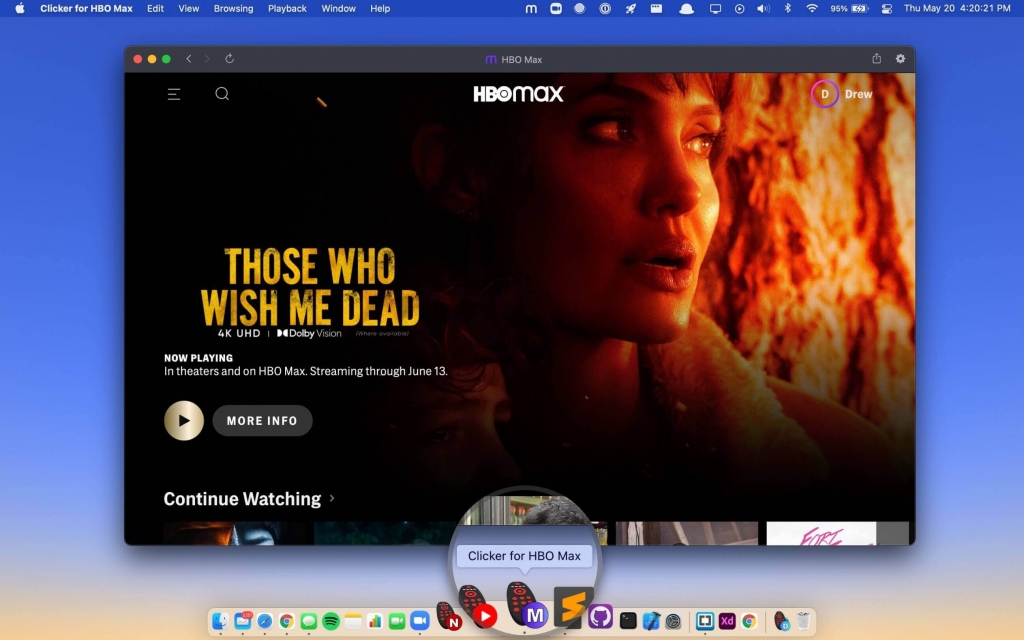Clicker for HBO Max For Mac多功能远程控制工具 V0.5.0