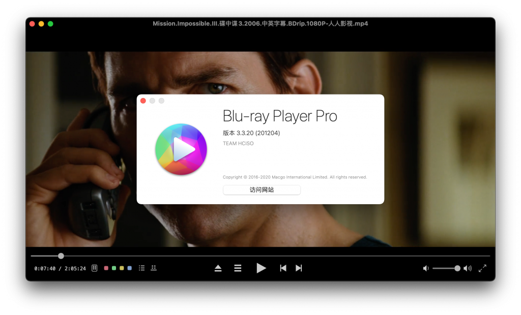 Blu-ray Player Pro for Mac v3.3.20 蓝光高清播放器 中文破解版下载 -