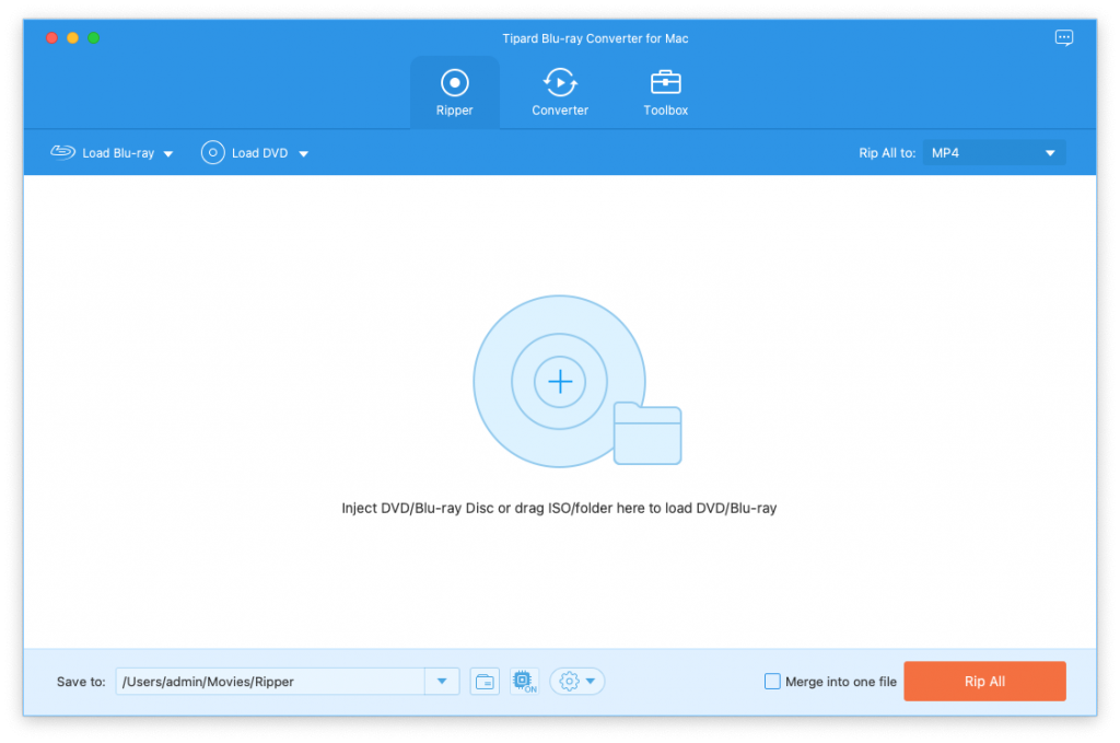 Tipard Blu-ray Converter For Mac蓝光转换工具 V10.0.6.8955