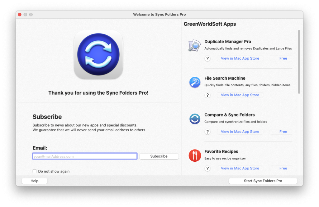 Sync Folders Pro For Mac文件夹同步工具 V4.6.3