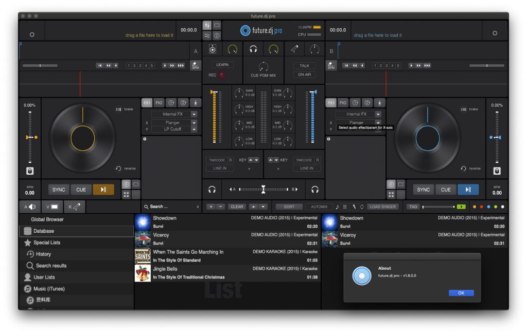 future.dj pro for Mac v1.8.0 专业DJ混音软件 破解版下载 -