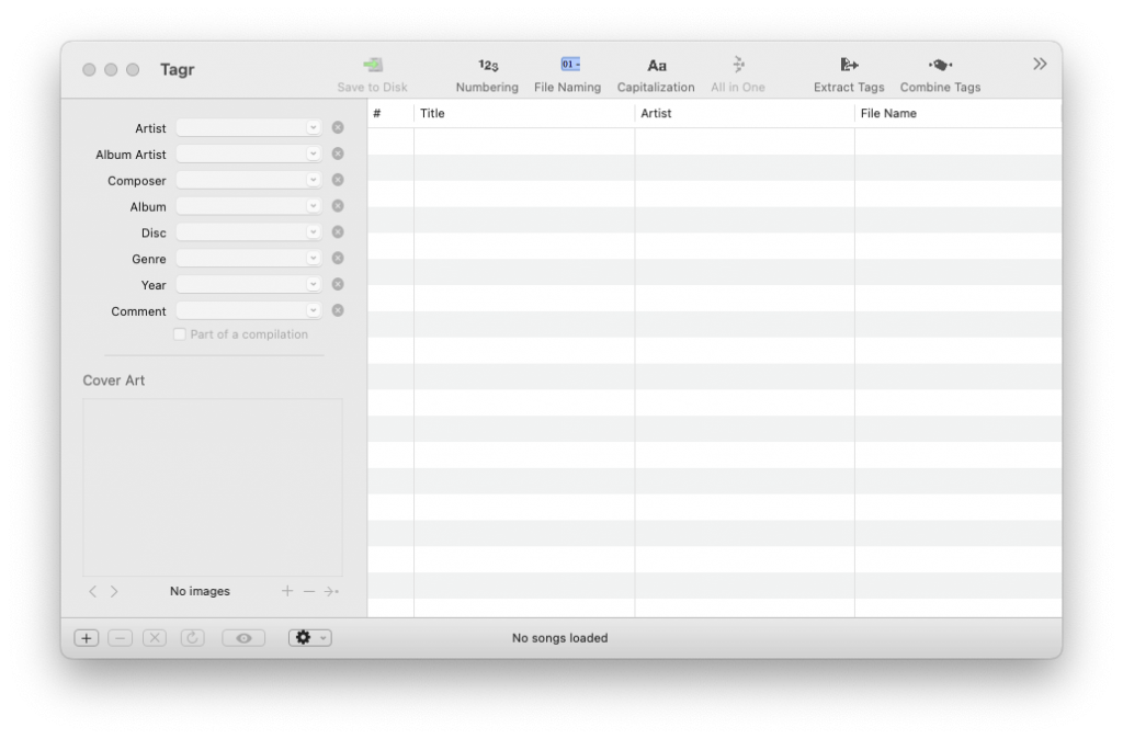 Tagr For Mac音频元数据编辑器工具 V5.5.2
