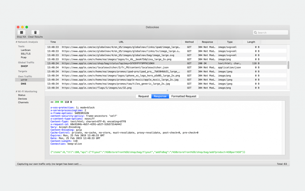 Debookee For Mac数据包抓取工具 V8.1.2