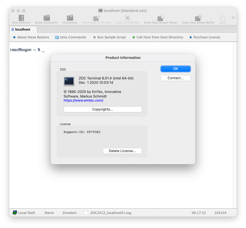 ZOC Terminal for Mac v8.01.4 Telnet/SSH/SSH2客户端 破解版下载 - 