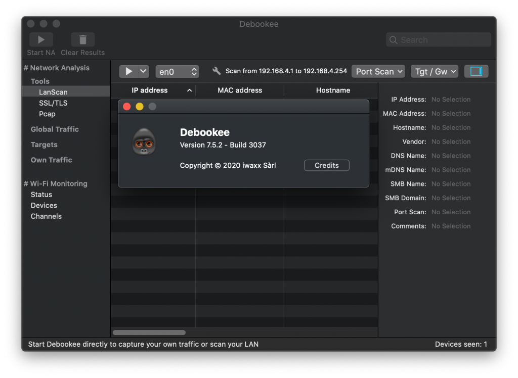 Debookee For Mac数据包抓取工具 V7.5.2 - 