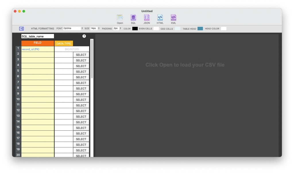 CSV Converter Pro for Mac v2.0 CSV文件编辑转换工具 破解版下载