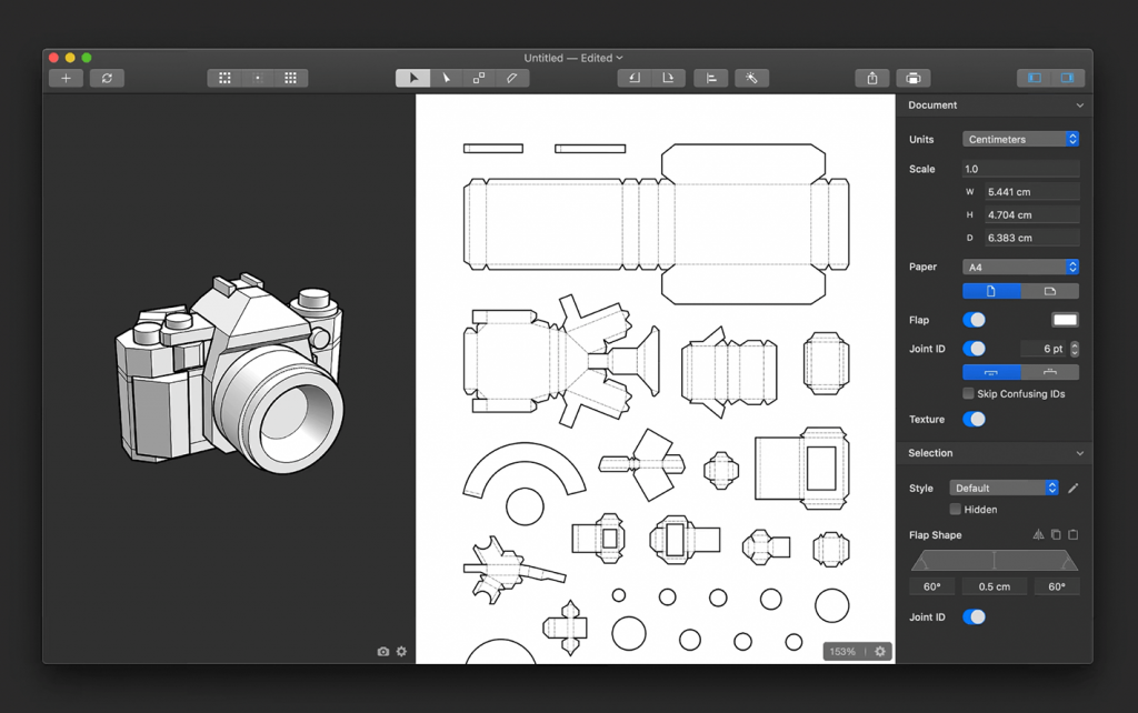 Unfolder For Mac一款3D模型展开工具 V1.10.5