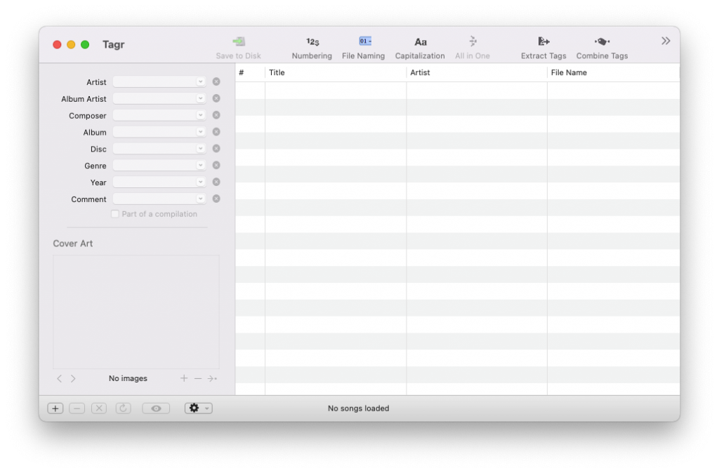 Tagr For Mac音频元数据编辑器工具 V5.5.0