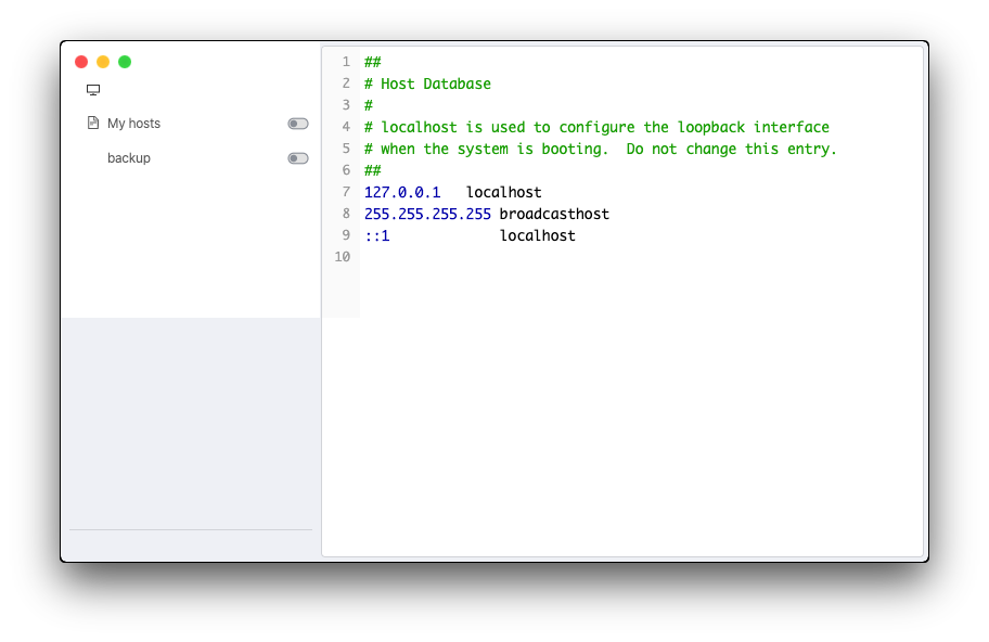 SwitchHosts For Mac快速切换修改hosts文件工具 V3.5.4.5517 - 