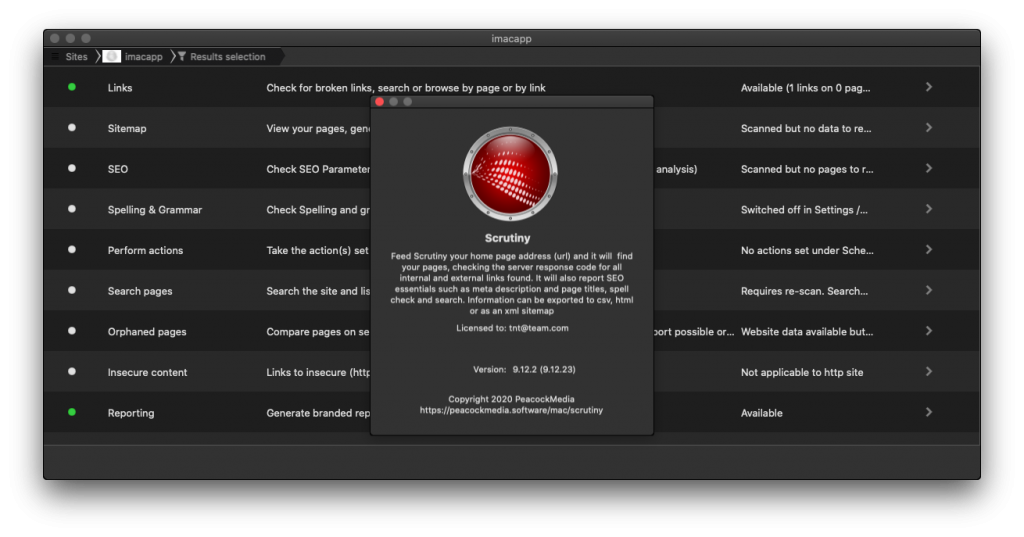 Scrutiny For Mac网站SEO检测和优化工具 V9.12.2 - 