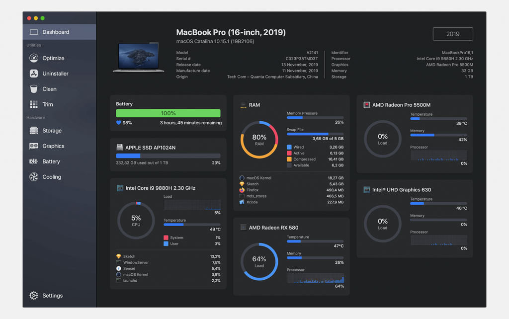 Sensei For Mac性能优化及清理工具 V1.4.12