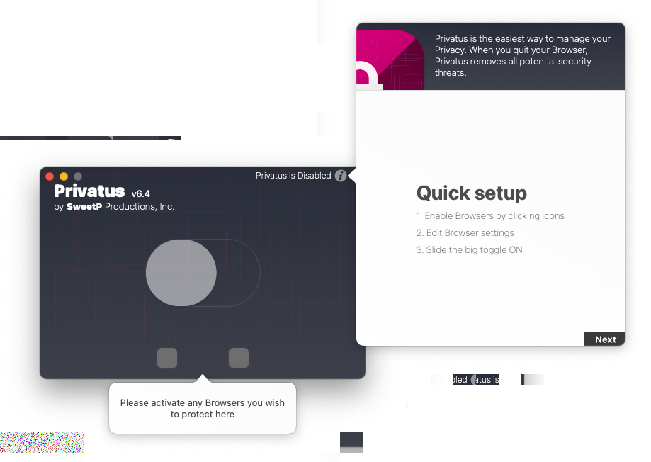 Privatus For Mac自动清理网页缓存工具 V6.4