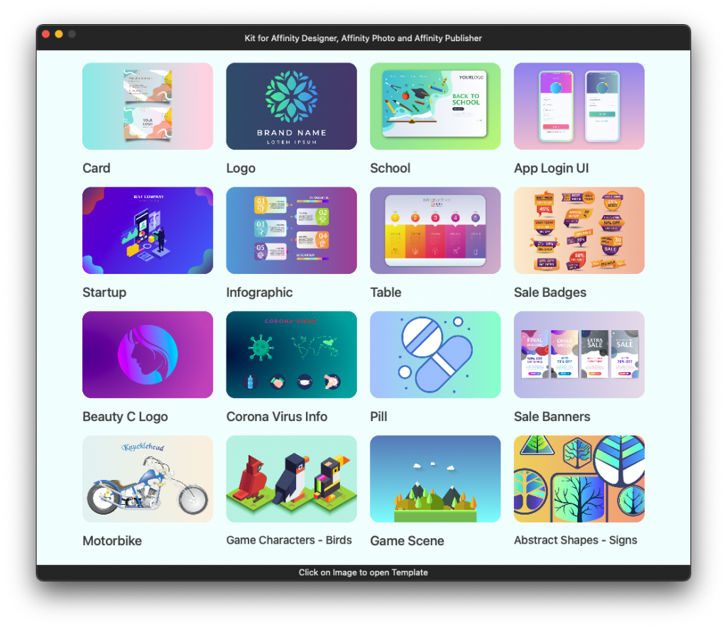 Kit for Affinity - Templates v1.2 模板合集 破解版下载