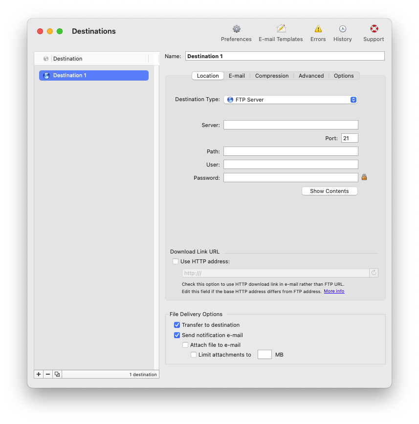 Deliver For Mac上传FTP工具 V2.7