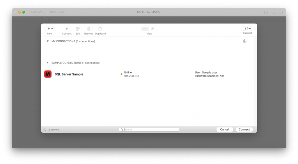 SQLPro for MSSQL For Mac数据库的客户端 V2021.106