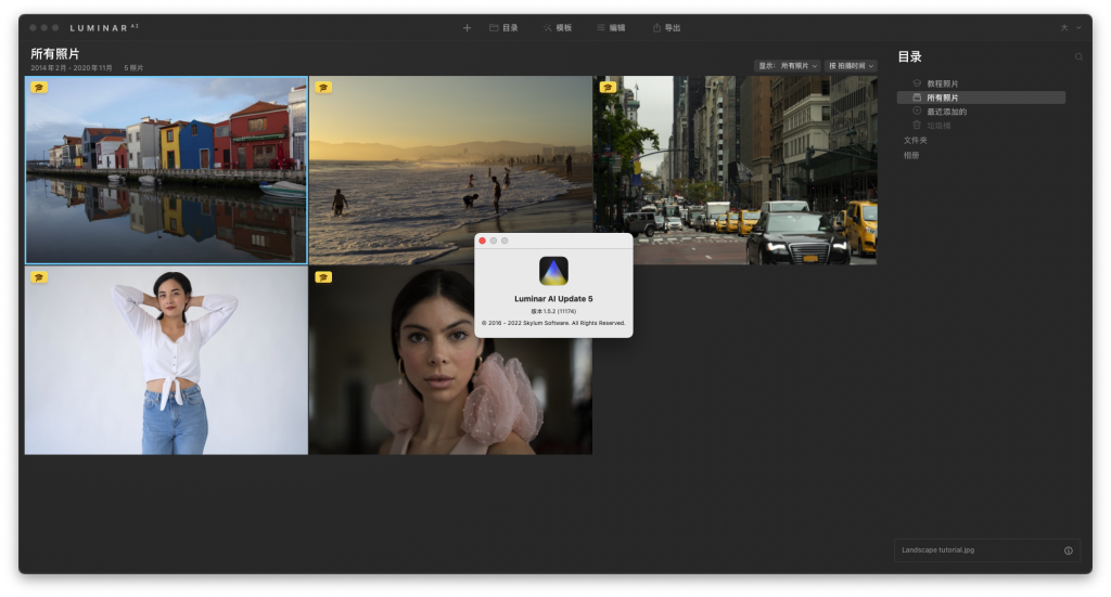 Luminar AI For Mac一款AI照片编辑工具 V1.5.2.11174