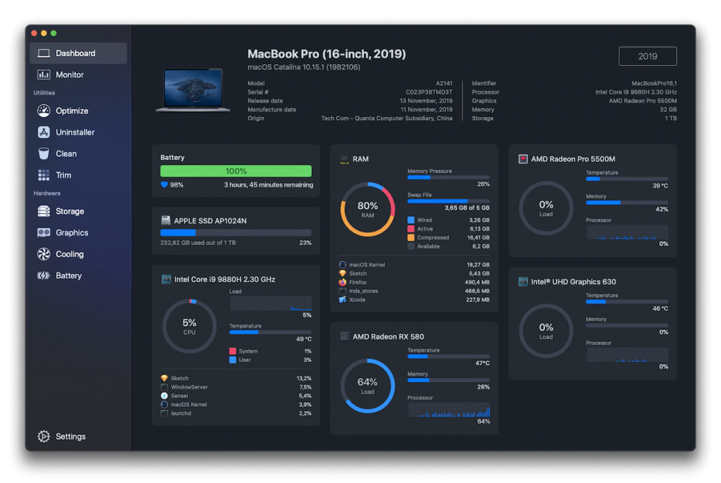 Sensei For Mac性能优化及清理工具 V1.5.3