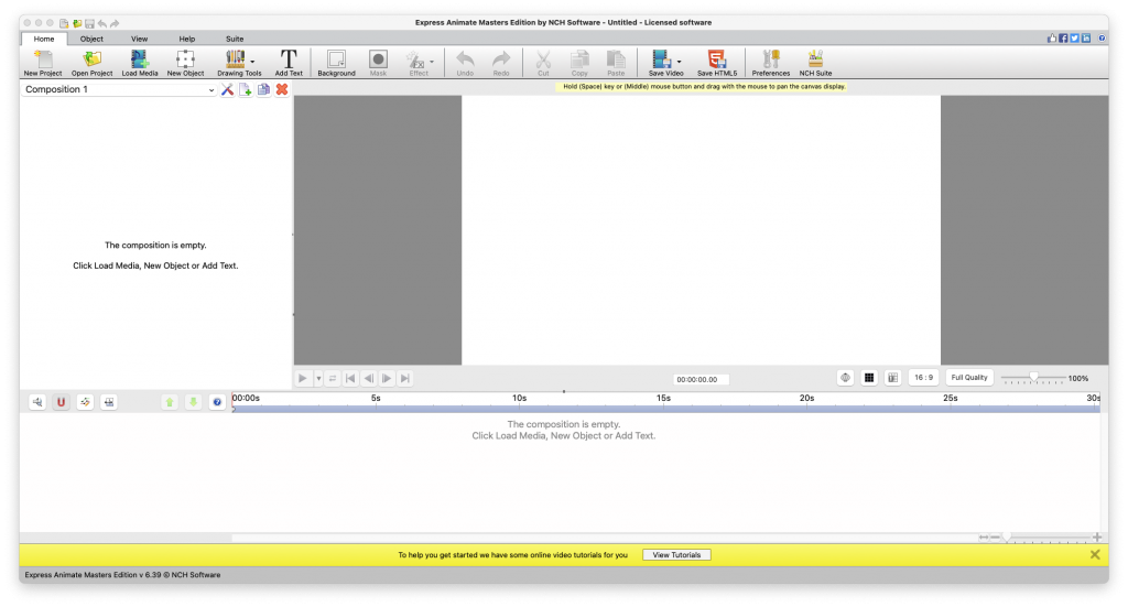 NCH Express Animate For Mac动画处理工具 V6.39