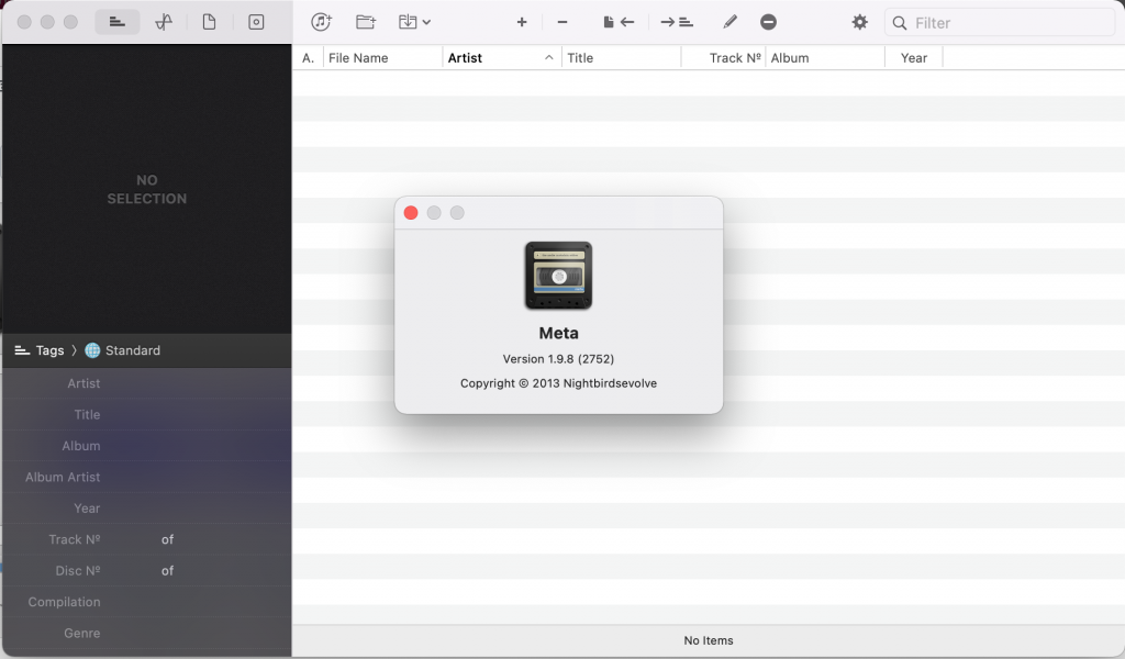 Meta For Mac音乐元标签数据编辑工具 V1.9.8 -