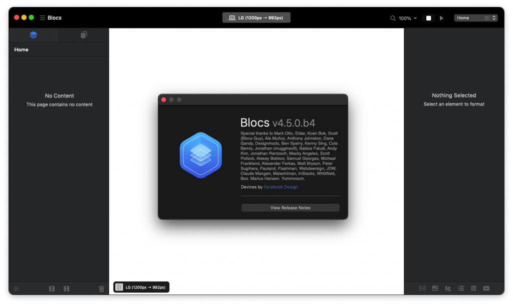 Blocs For Mac强大的零编码网页开发工具 V4.5.0