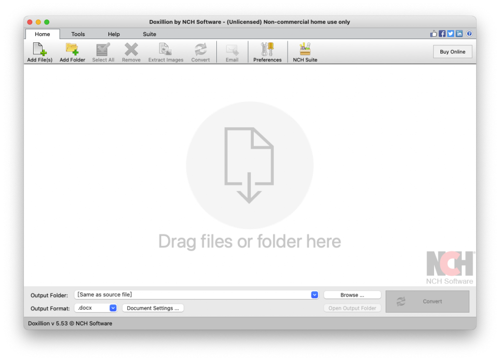 NCH Doxillion Plus For Mac多格式文档文件转换工具 V5.53