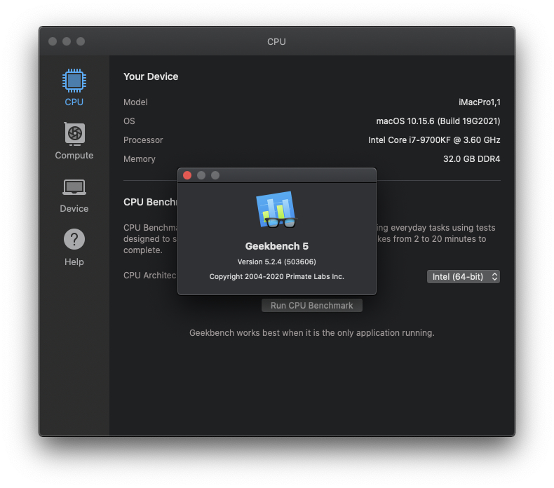 Geekbench 5 for Mac v5.2.4 破解版下载 系统性能检测 -
