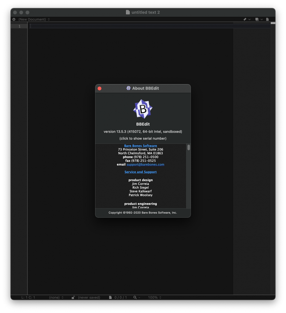BBEdit For Mac代码编辑器 V13.5.3 -