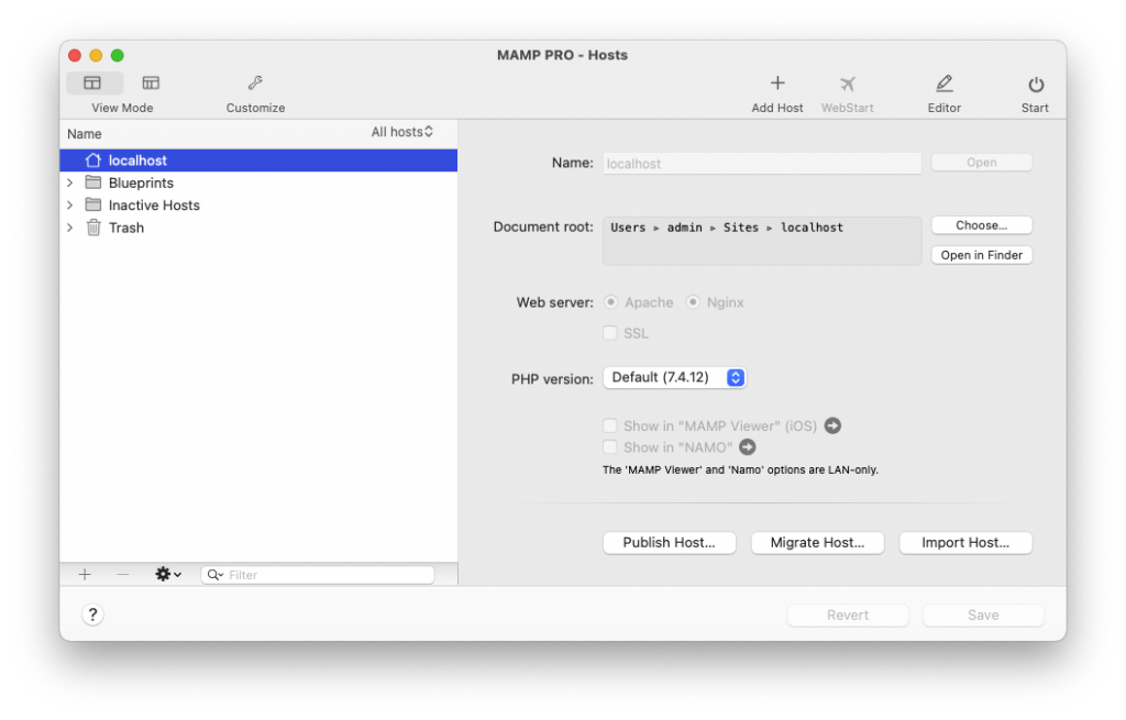 MAMP Pro For Mac快速安装PHP/MySQL开发环境 ​V6.3.1