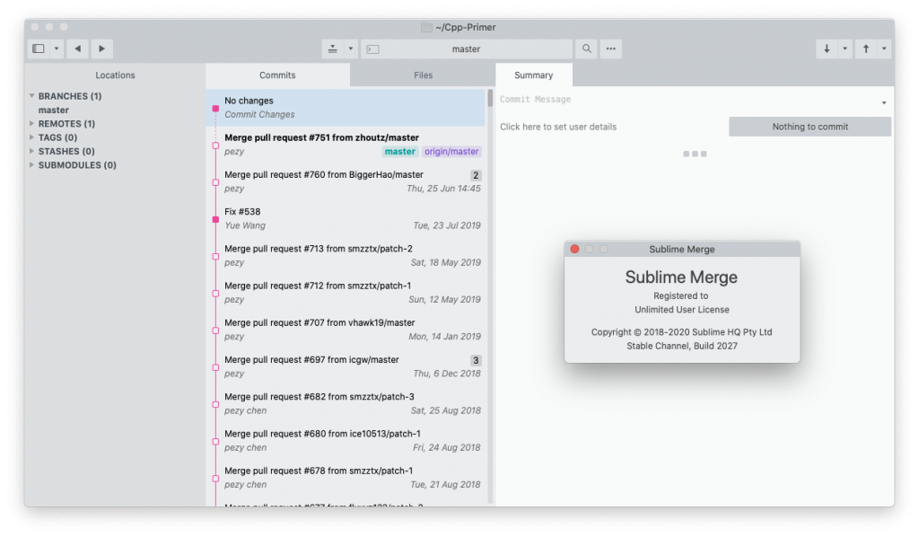 Sublime Merge for Mac 1.1.1.6 破解版下载 Git客户端 -