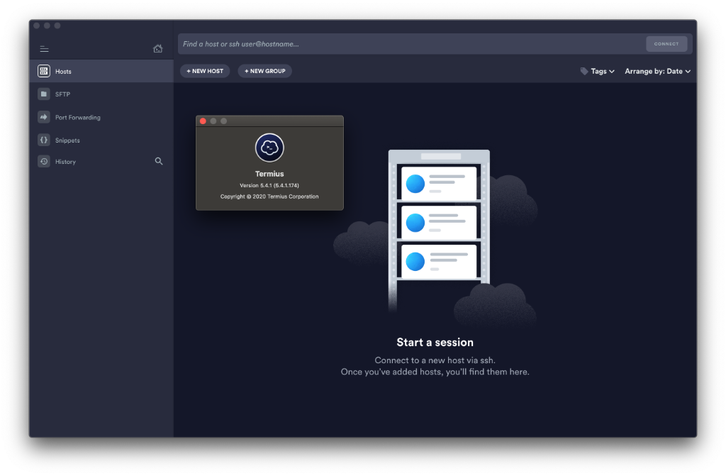 Termius for Mac v5.4.1 特别版下载 MAC SSH命令行客户端 -