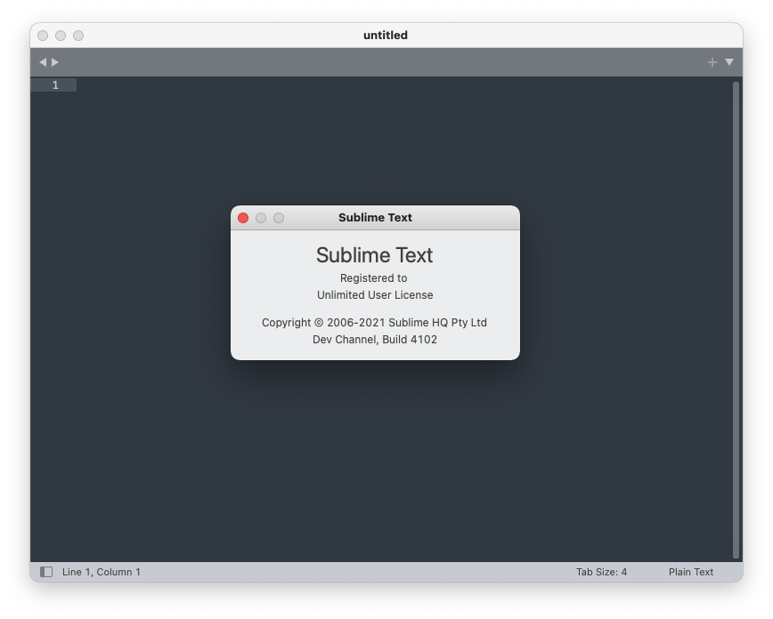 Sublime Text for Mac v4.0 Build 4102 Dev 最新中文汉化破解版下载